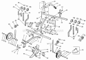 Cultivator Diagram and Parts List for SB-13 100000001-199999999 - 1961 Lawn Boy Snow Blower